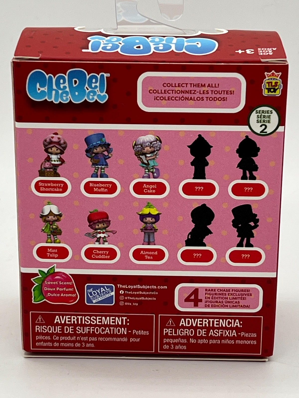 Strawberry Shortcake Almond Tea The Loyal Subjects  mini series 2 rare chase figure