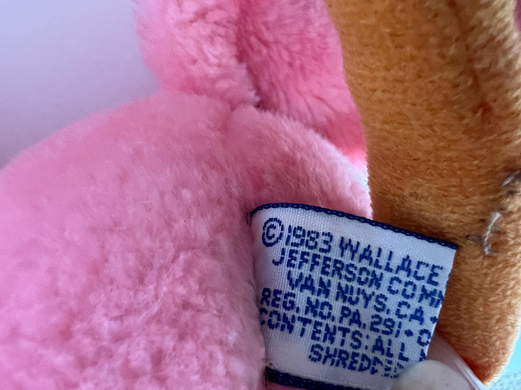 Jeff McNelly Shoe Comic Strip Roz plush by Wallace Berrie company 1983