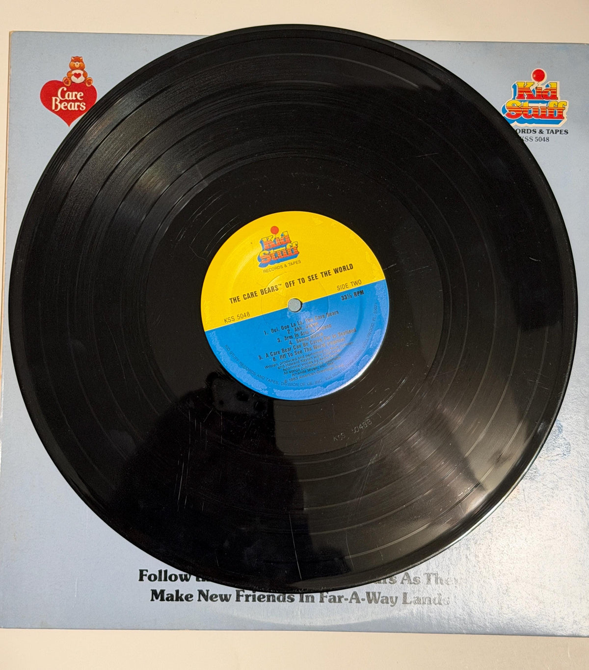 Vintage Care Bears Vinyl: Off To See the World + Picture Disc