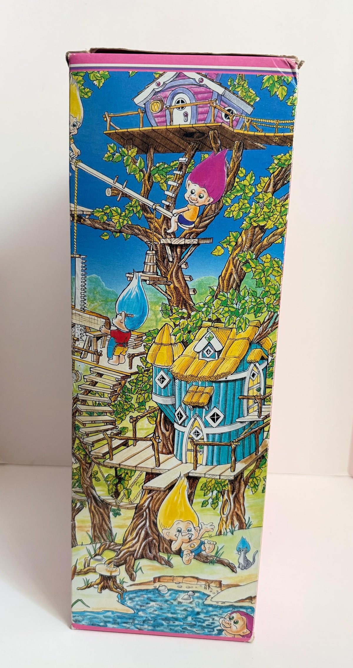 Vintage ACE novelty Treasure Troll Teens giant boxed doll