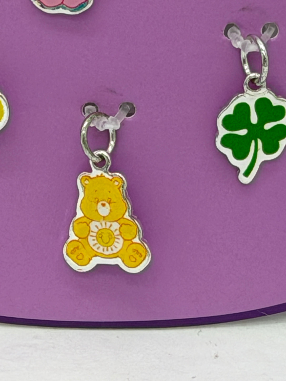Care Bears charm necklace with interchangeable charms