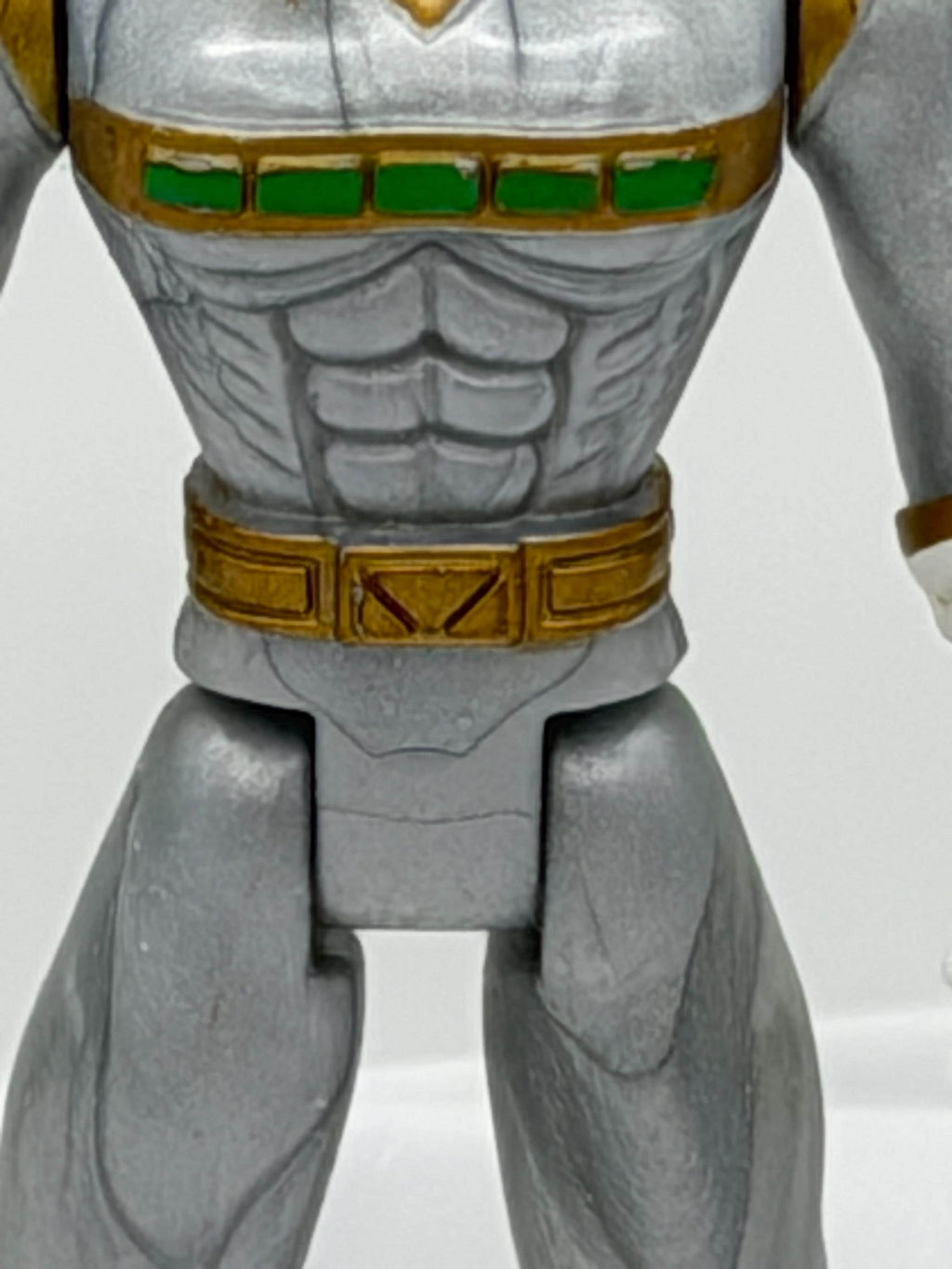 Vintage 1998 Saban Ban Dai Power Rangers Silver Lunar Ranger loose figure