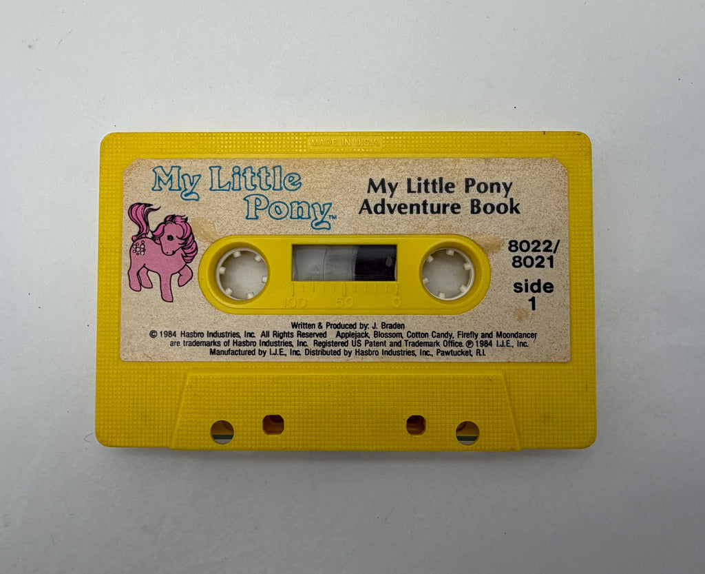 Vintage 80s My Little Pony Adventure Book (cassette only)- tested, works