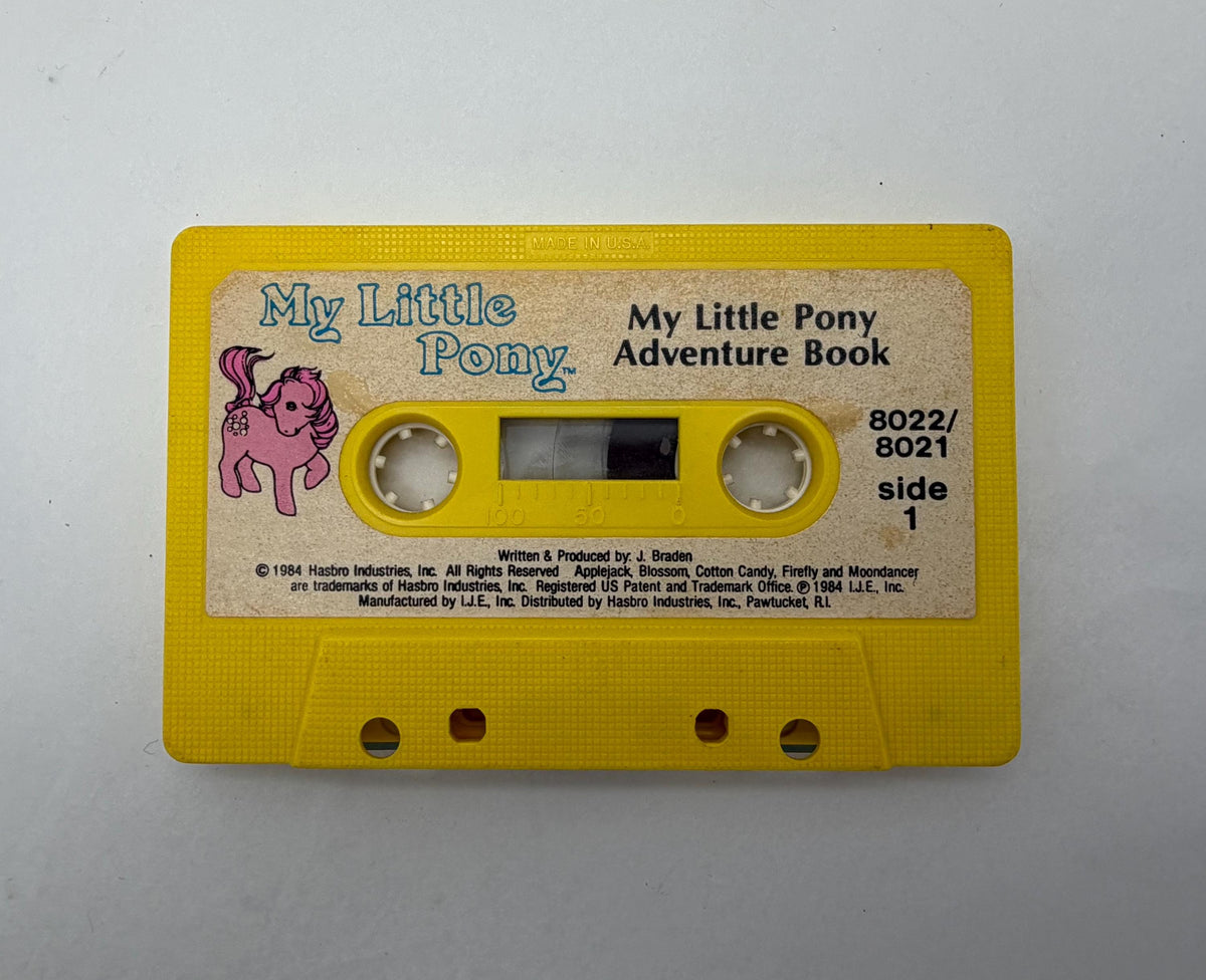 Vintage 80s My Little Pony Adventure Book (cassette only)- tested, works