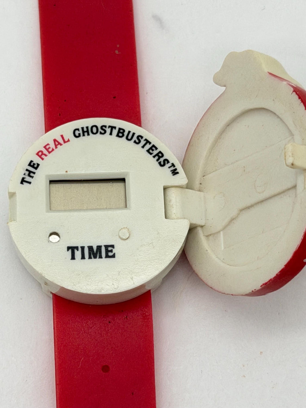 Vintage Ghostbusters logo digital watch and whistle