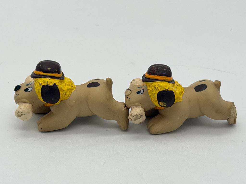 Vintage Tonka Pound Puppies Howler erasers set of 2
