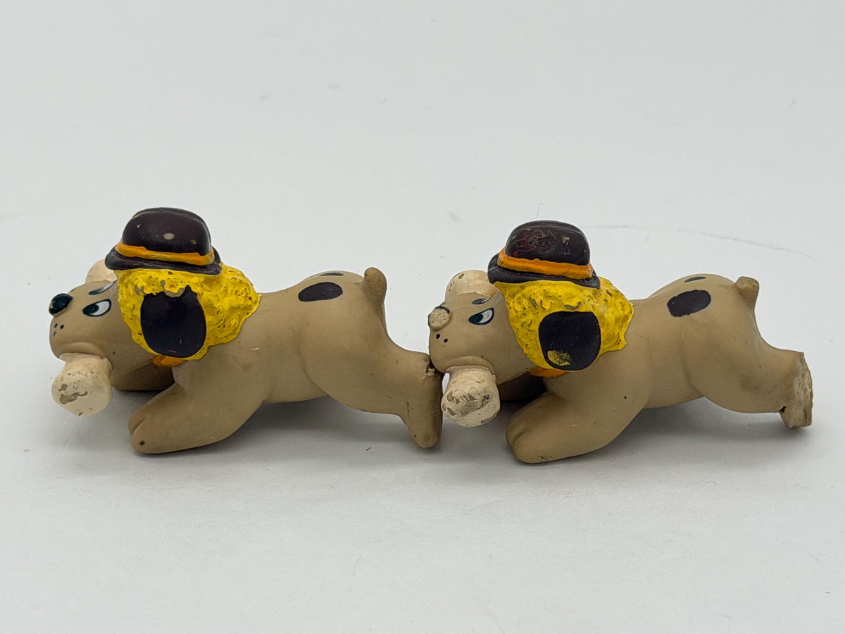 Vintage Tonka Pound Puppies Howler erasers set of 2