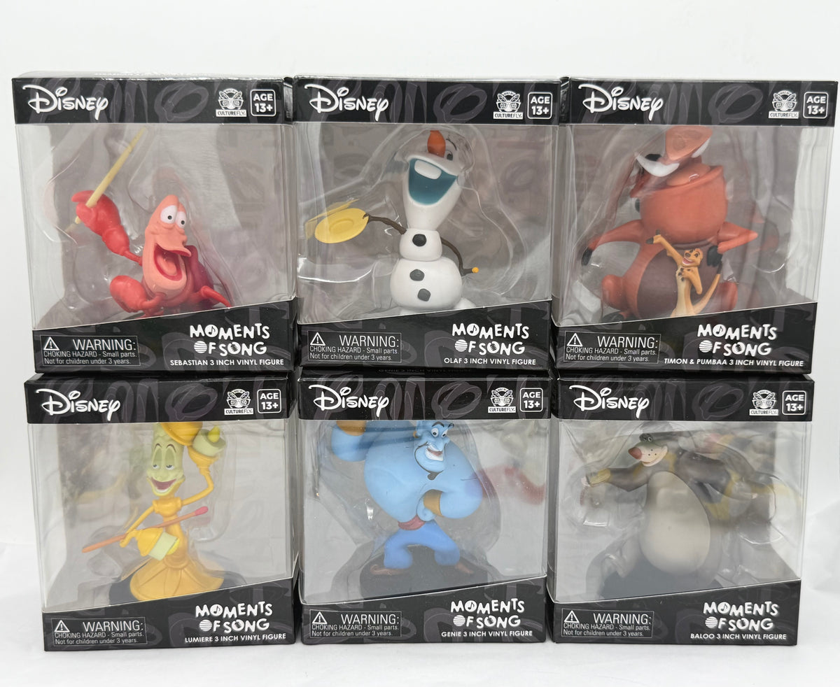 Disney movies Moments of Song vinyl minis full set of 6