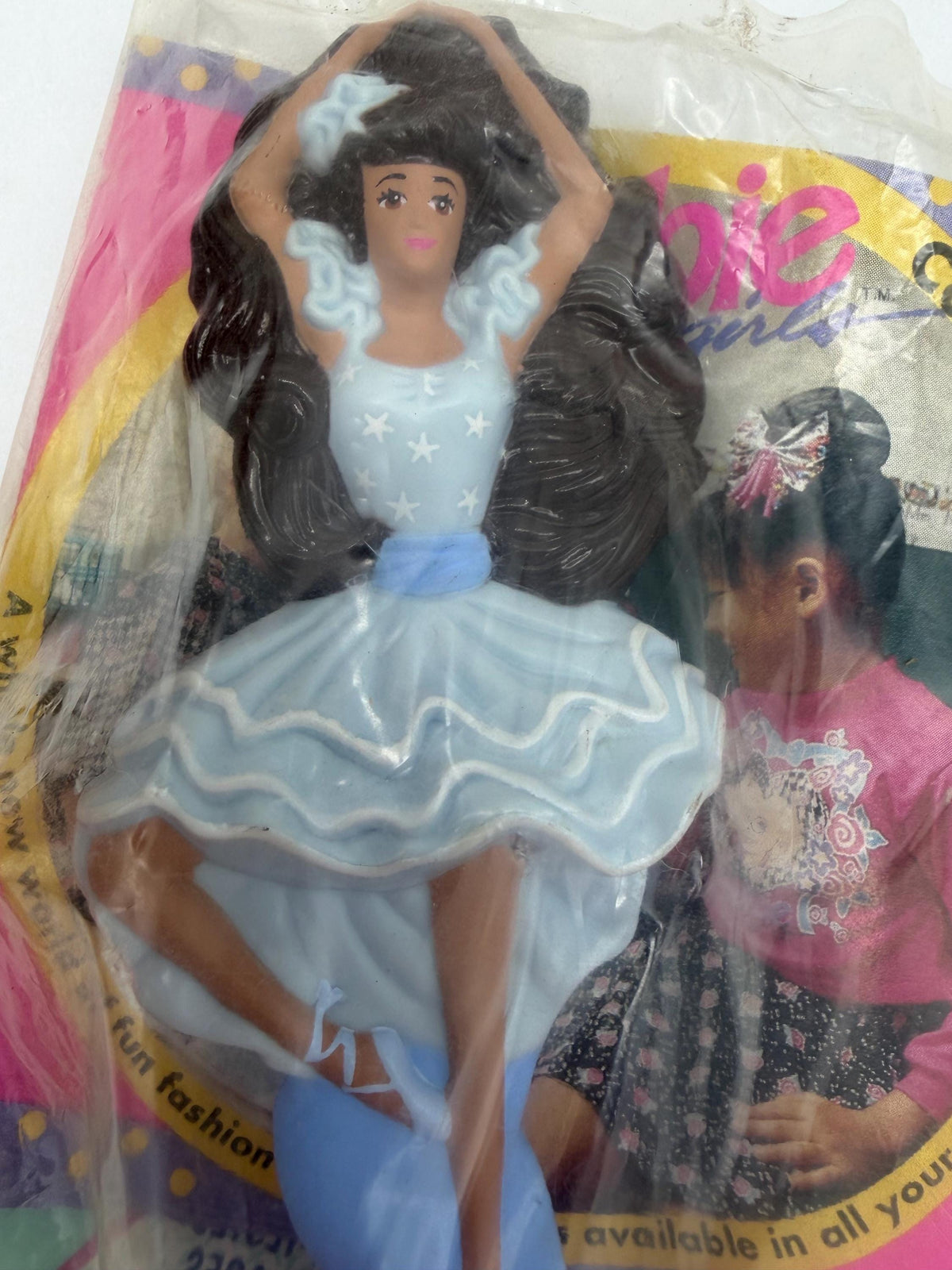 Vintage McDonalds Happy Meal toy My First Ballerina Barbie figure with toy catalogue insert