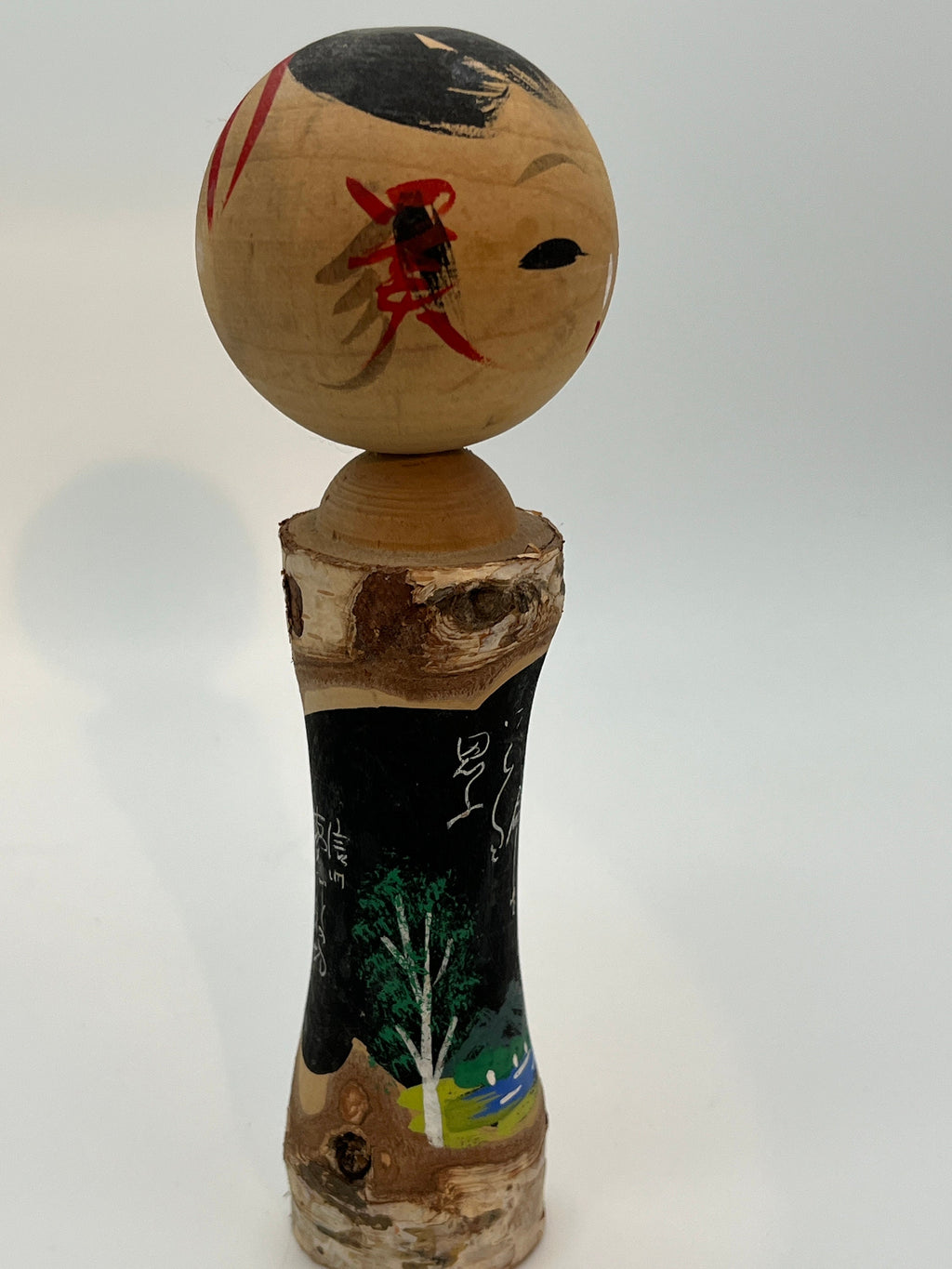 Kawaii Kokeshi girl Japanese wooden doll