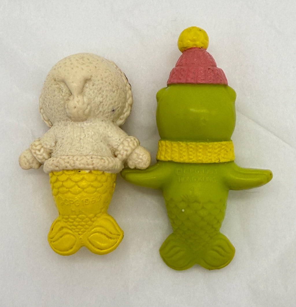 1983 Kenner Sea Wees Icy-Gals Shelly with Baby Pearl and Shivers SeaLion