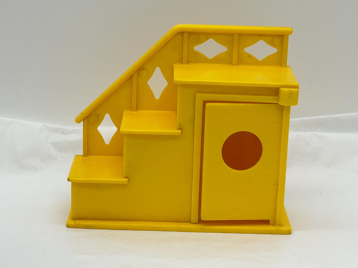 Vintage Fisher Price Play Family House #952 Staircase with cupboard