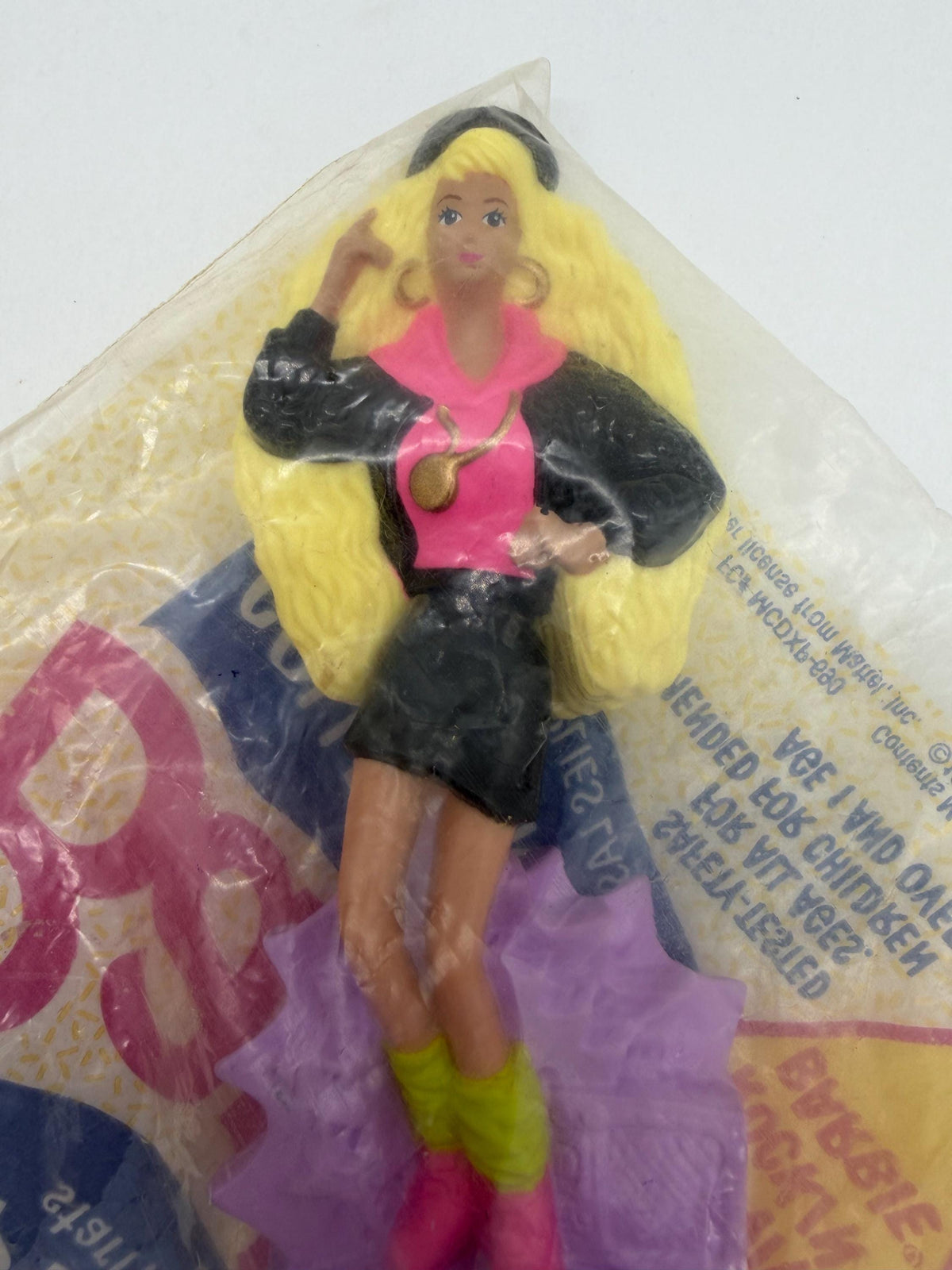 Vintage McDonalds Happy Meal toy Rappin Rockin Barbie figure