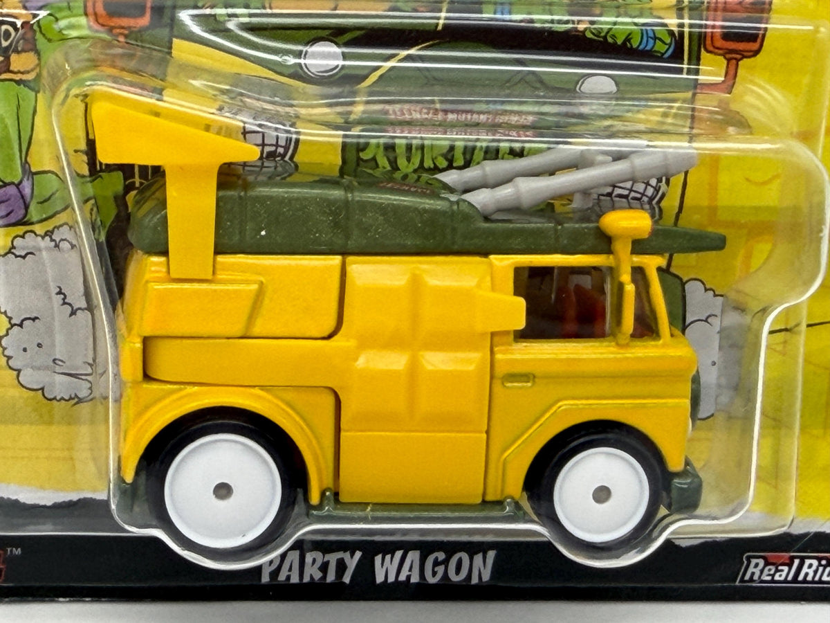 Teenage Mutant Ninja Turtles TMNT die cast Party Wagon on card