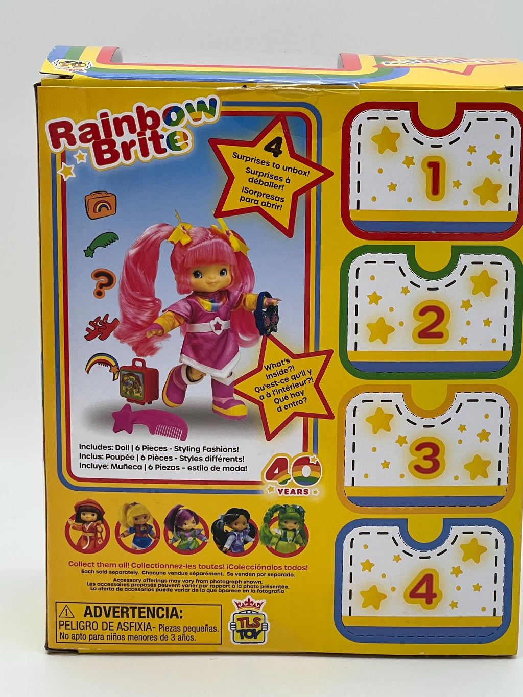 Rainbow Brite Tickled Pink  The Loyal Subjects 5.5” poseable reboot fashion  doll