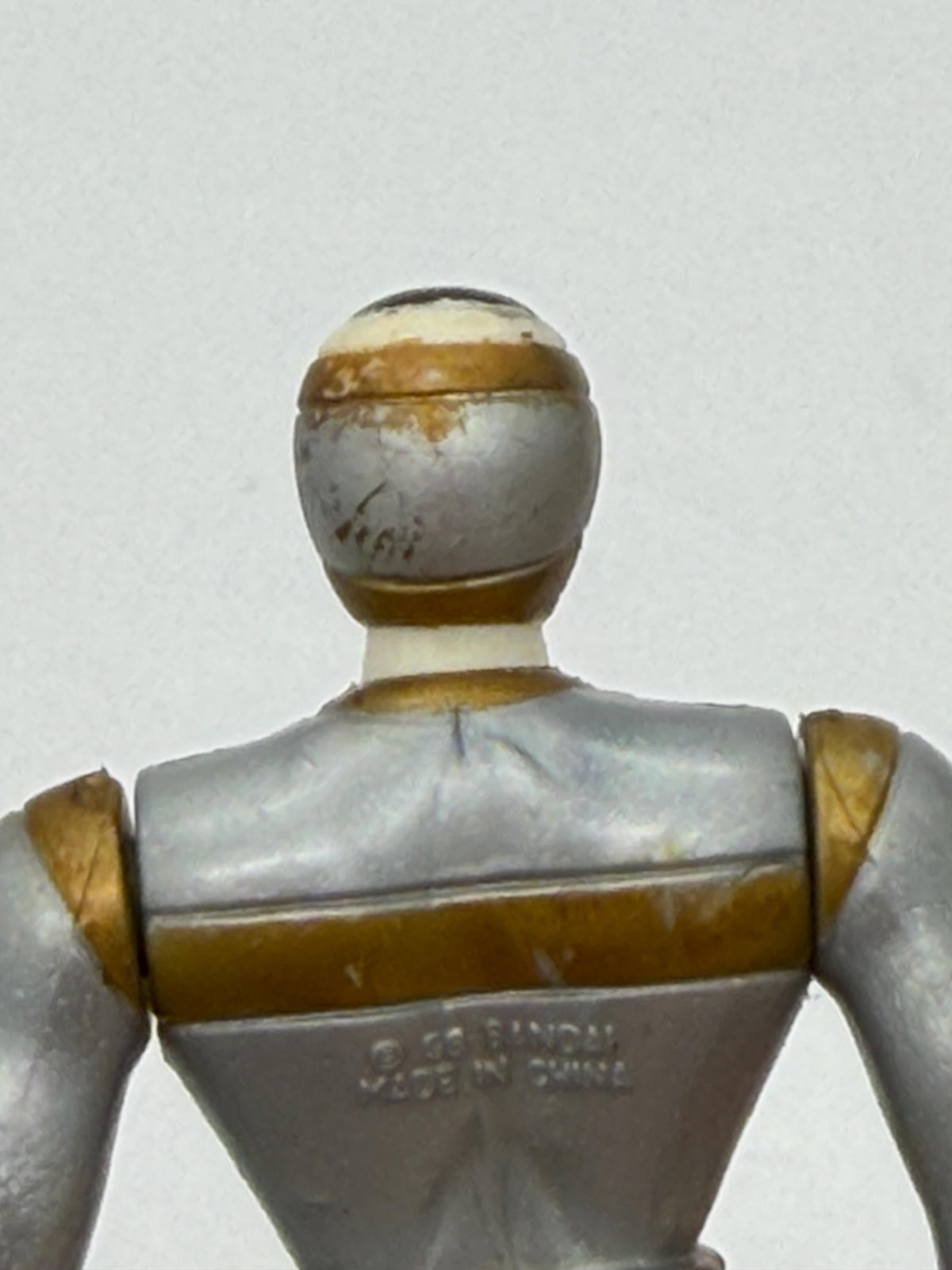 Vintage 1998 Saban Ban Dai Power Rangers Silver Lunar Ranger loose figure