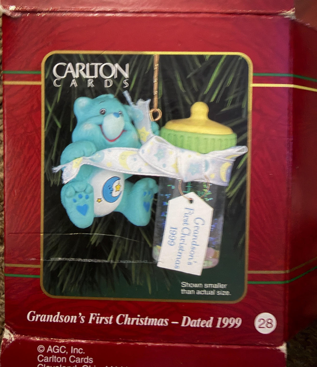 Vintage Care Bears Carlton Cards/  American Greetings Christmas (**ornament boxes only)