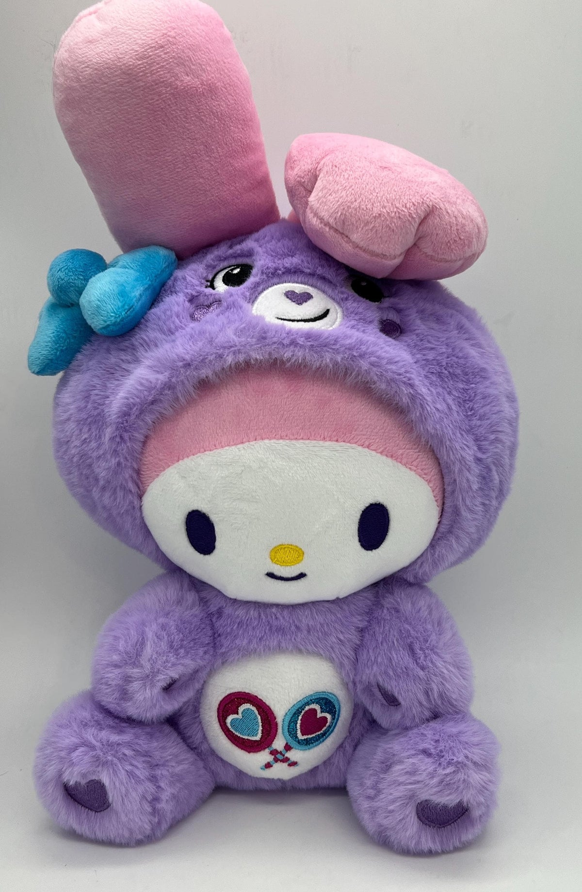 Hello Kitty x Care Bears collab My Melody/ Share Bear  plushie