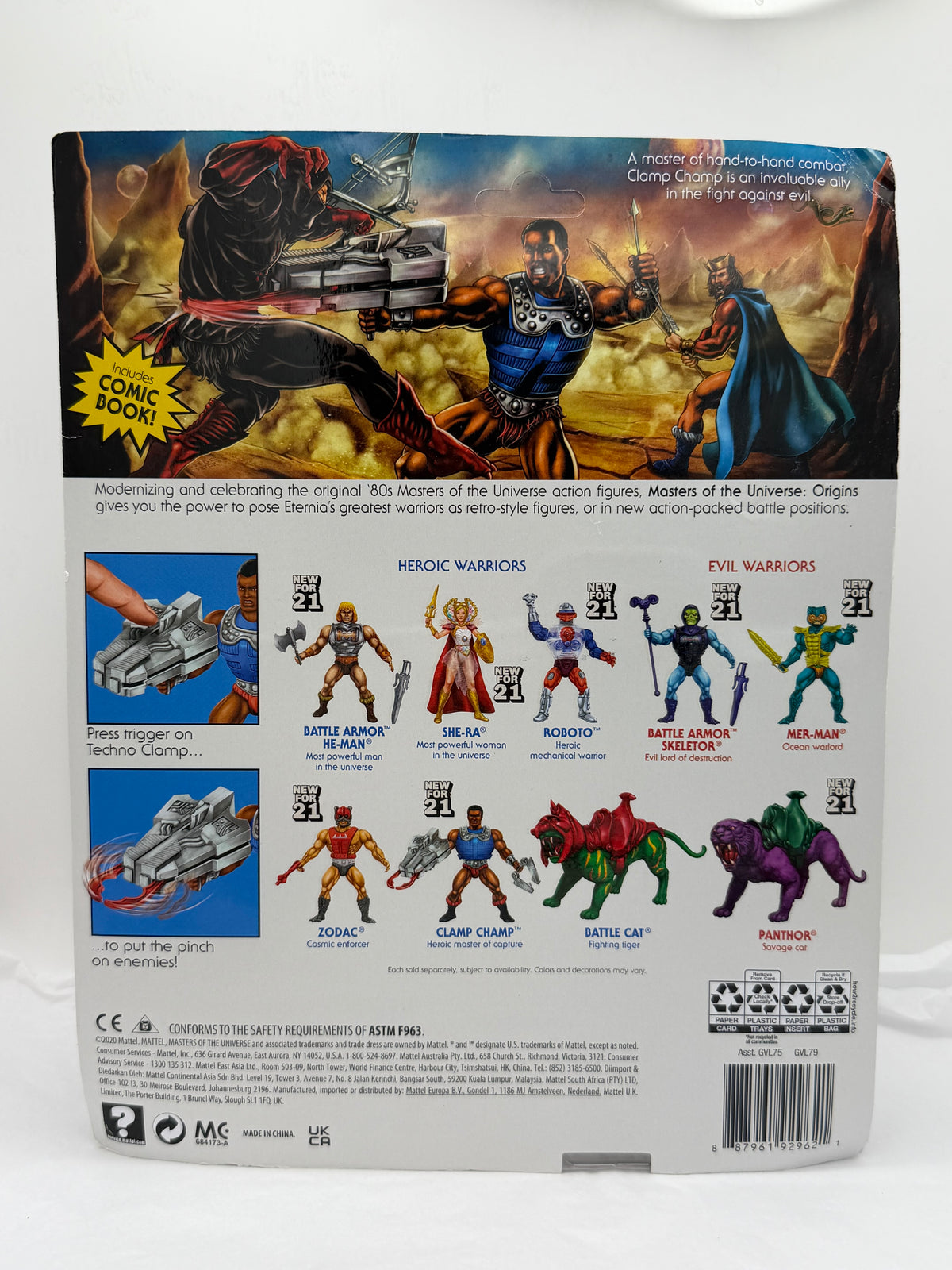 Masters of the Universe New for 21 Clamp Champ