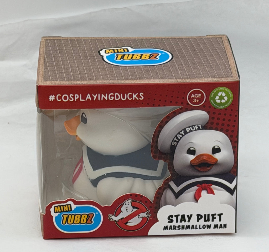 Ghostbusters StayPuft Marshmallow mini rubber duck