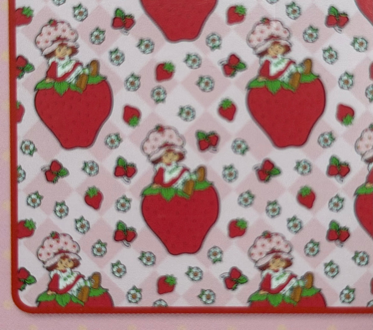 Strawberry Shortcake soft and cozy plush throw in Berry House gift box