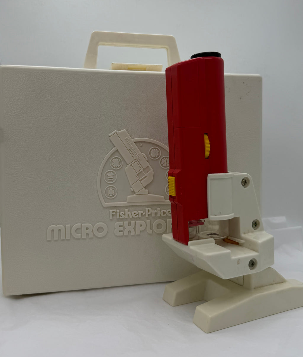 Vintage 1986 Fisher Price Micro Explorer microscrope playset