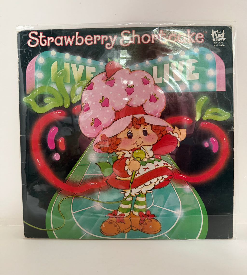 Vintage Strawberry Shortcake vinyl LP lot of 2