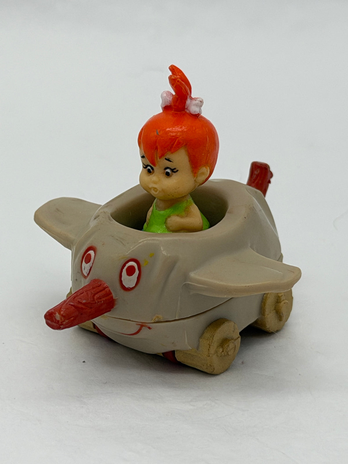 Vintage 1990s Denny’s fast food Pebbles Flintstone toy