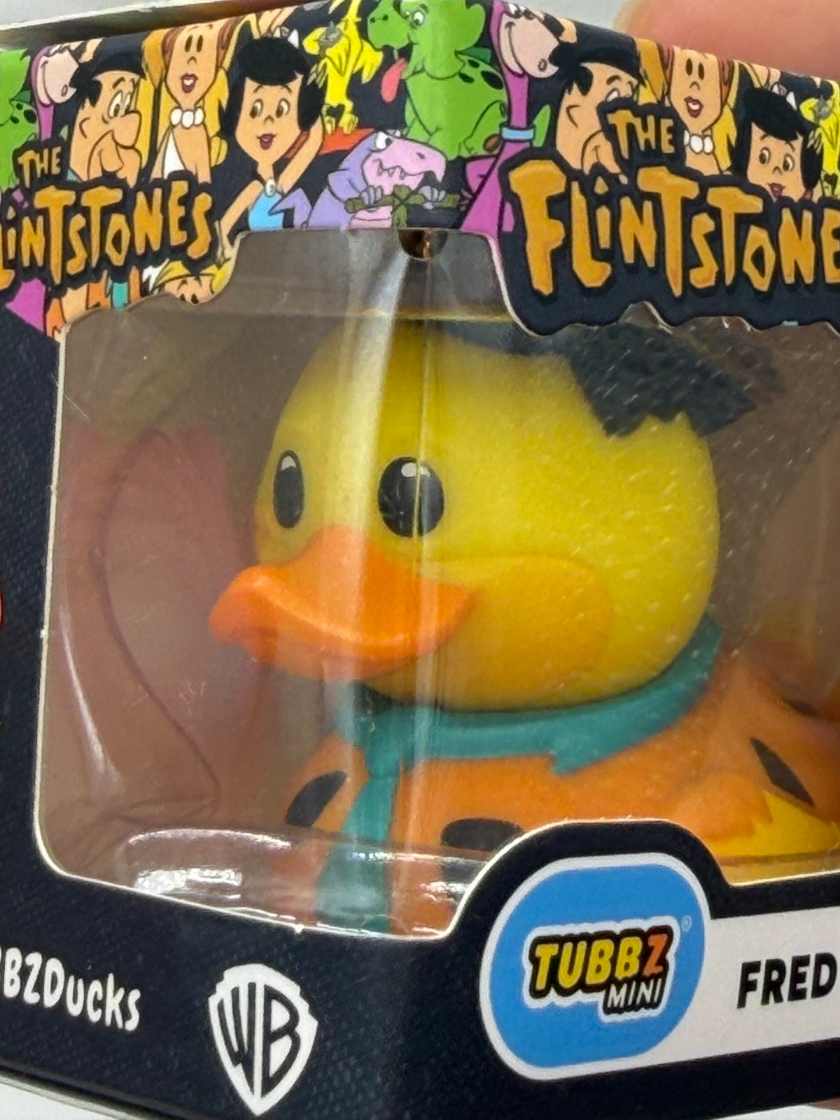 Flintstones Fred and Wilma mini rubber ducks