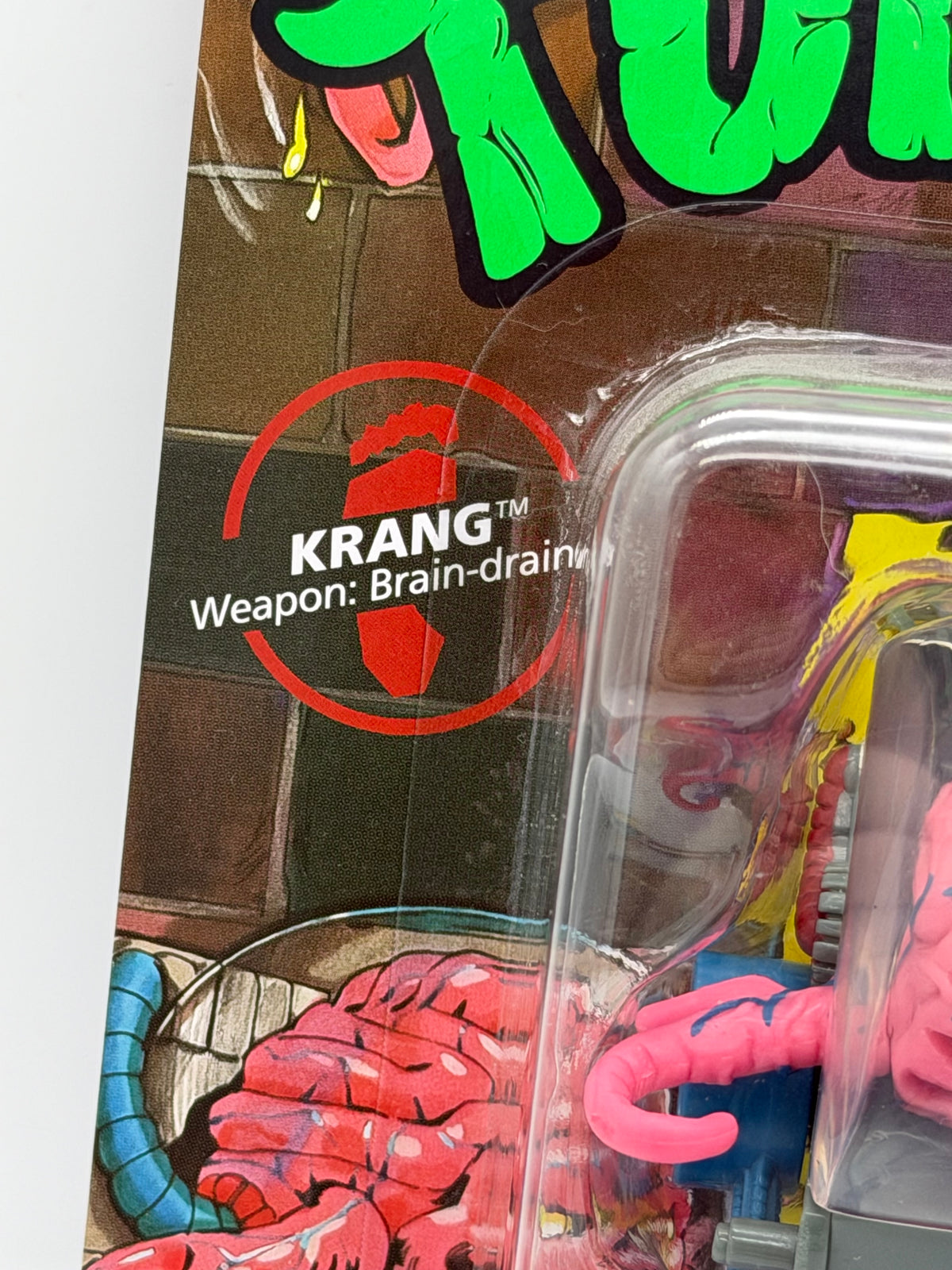 TMNT Nickelodeon Playmates Krang on card