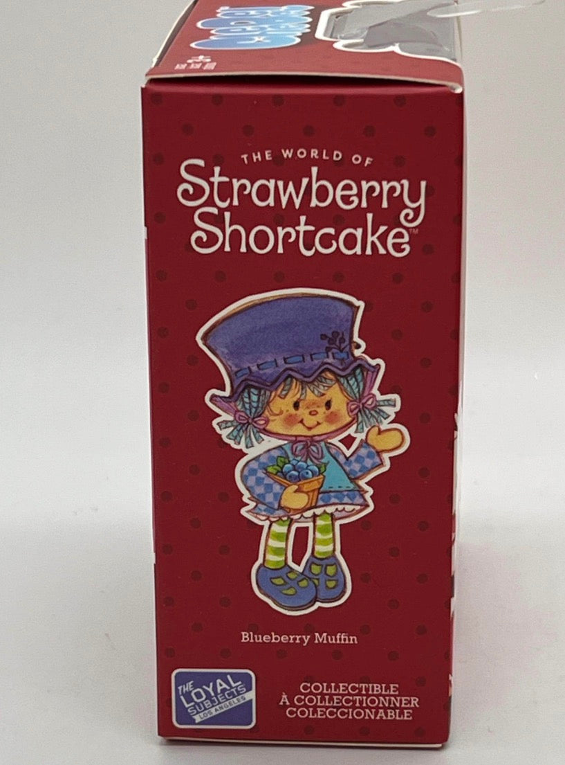 The Loyal Subjects Strawberry Shortcake Blueberry Muffin scented mini figure