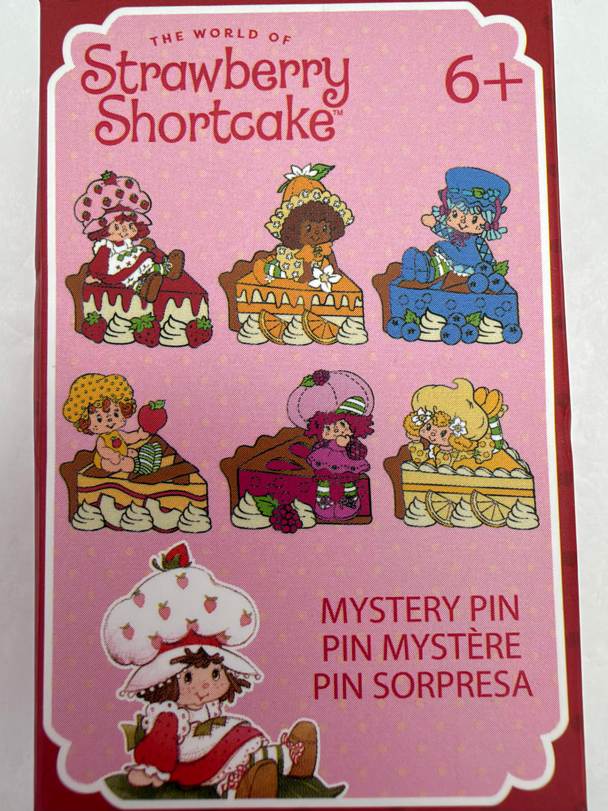 New Strawberry Shortcake blind box enamel pie pins- Raspberry Tart