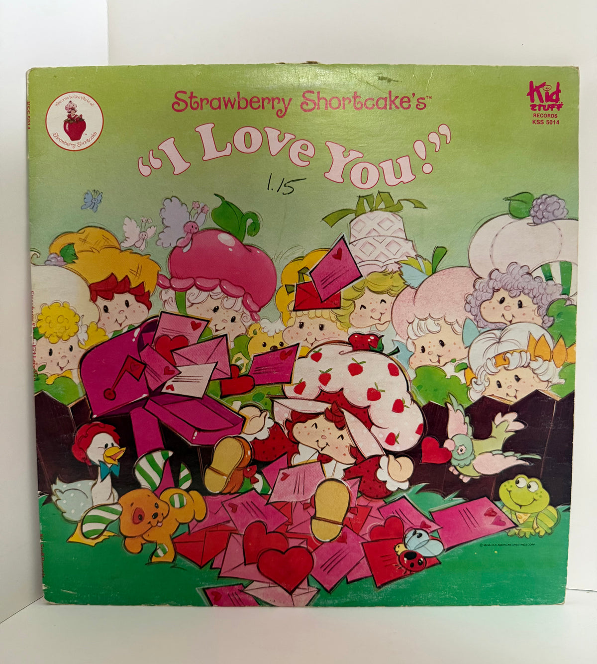 Vintage Strawberry Shortcake vinyl LP lot of 2