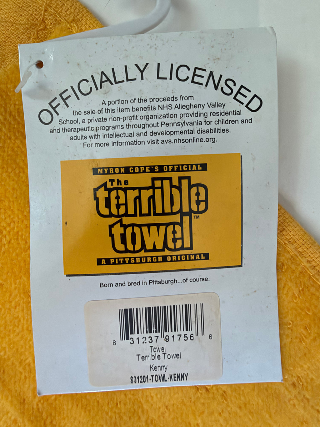 Official Steelers Terrible Towel Kennywood Steel Curtain edition w/ tags