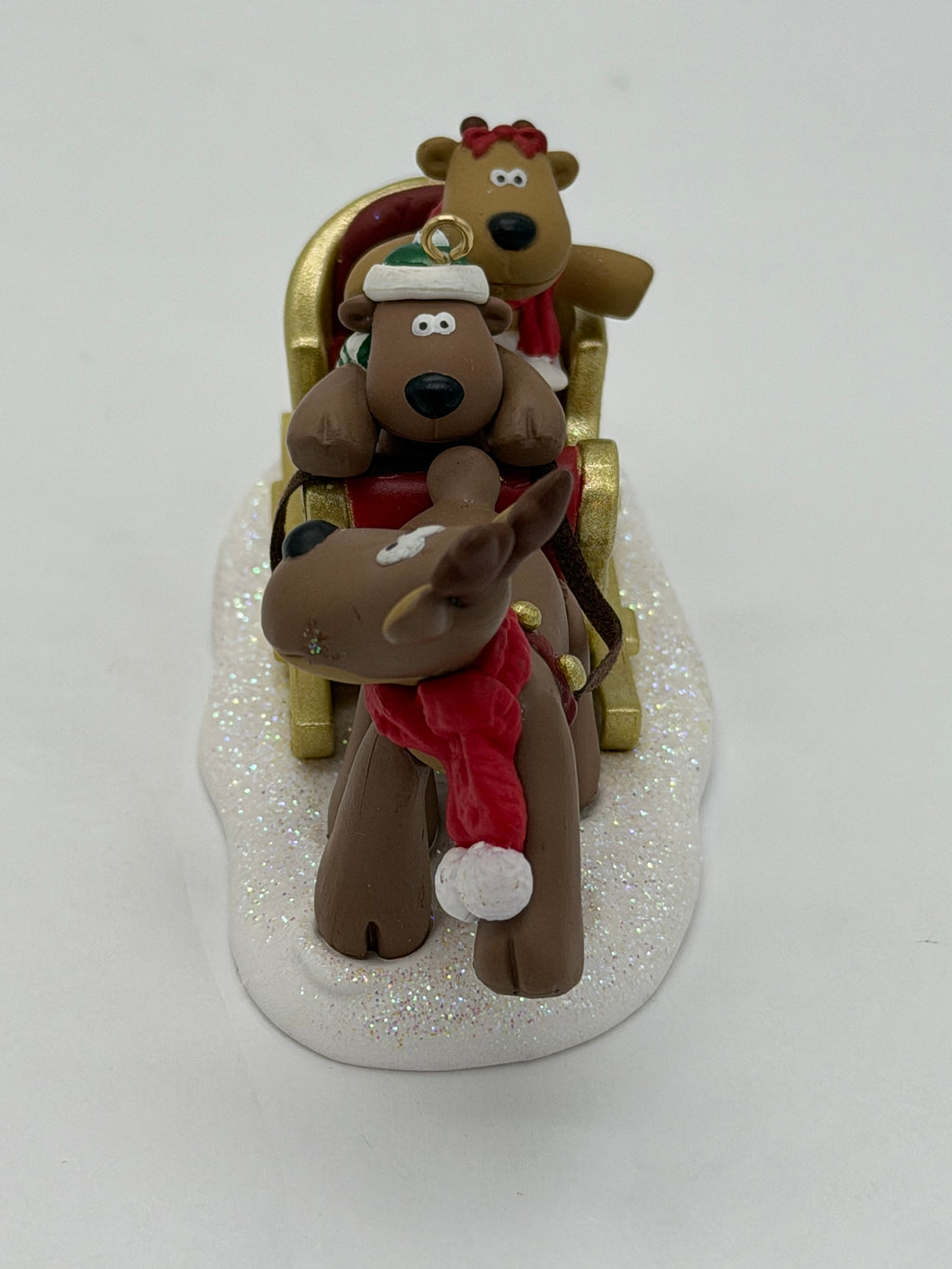 2008 Hallmark Keepsake Rodney Reindeer A Holiday Ride ornament