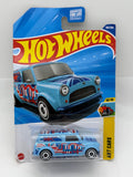 Hot Wheels  ‘67 Austin Mini Van Union Jack die cast Art Cars on card
