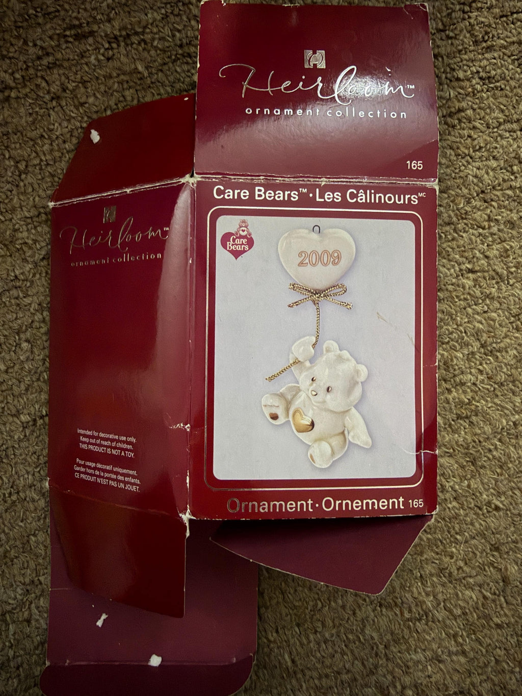 Vintage Care Bears Carlton Cards/  American Greetings Christmas (**ornament boxes only)