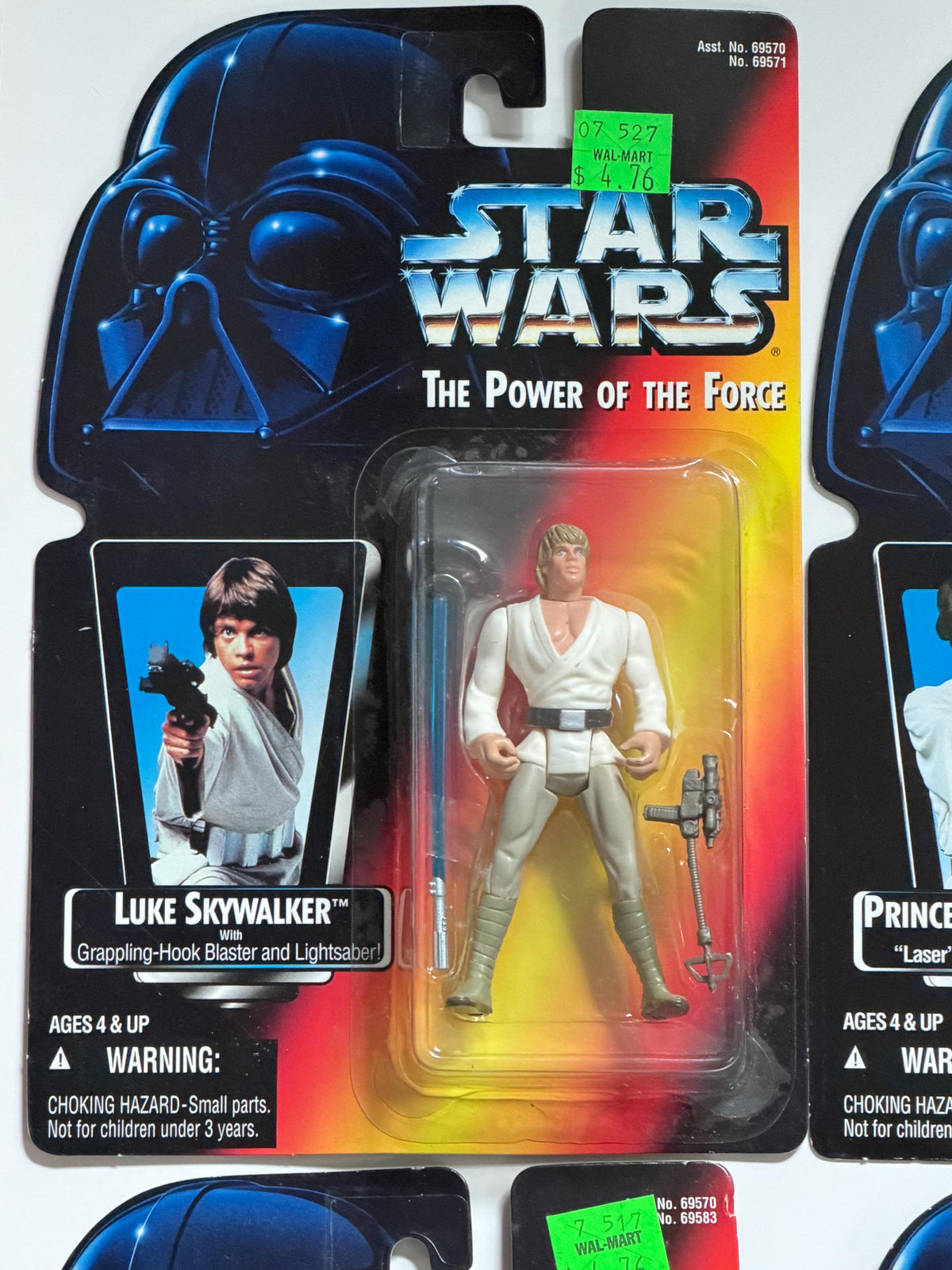 90s Kenner Star Wars Power of the Force set of 9 action figures on cards