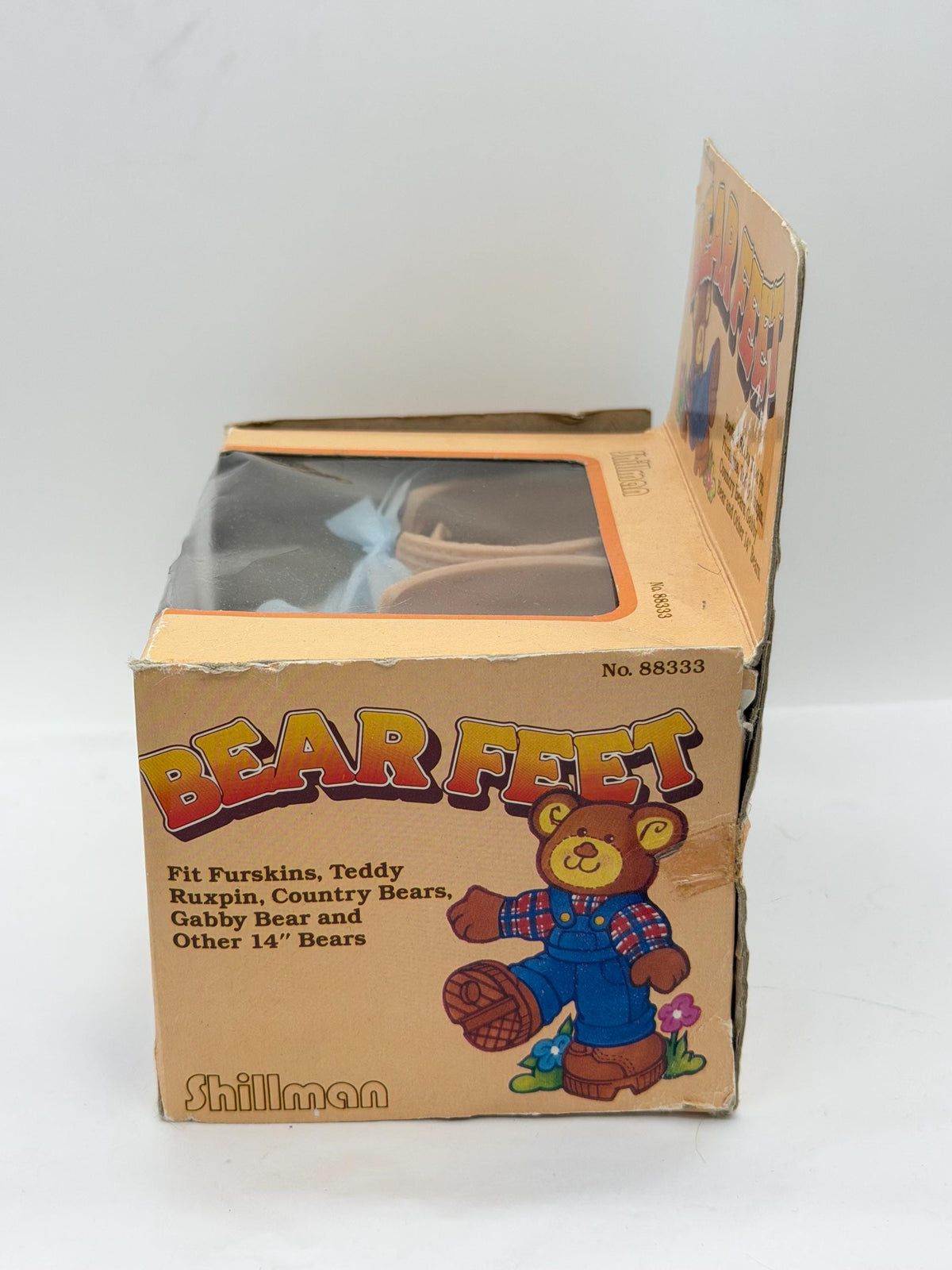 Vintage Shillman Bear feet 80s boots for Furskins, Teddy Ruxpin, Country Bears, Build a Bear