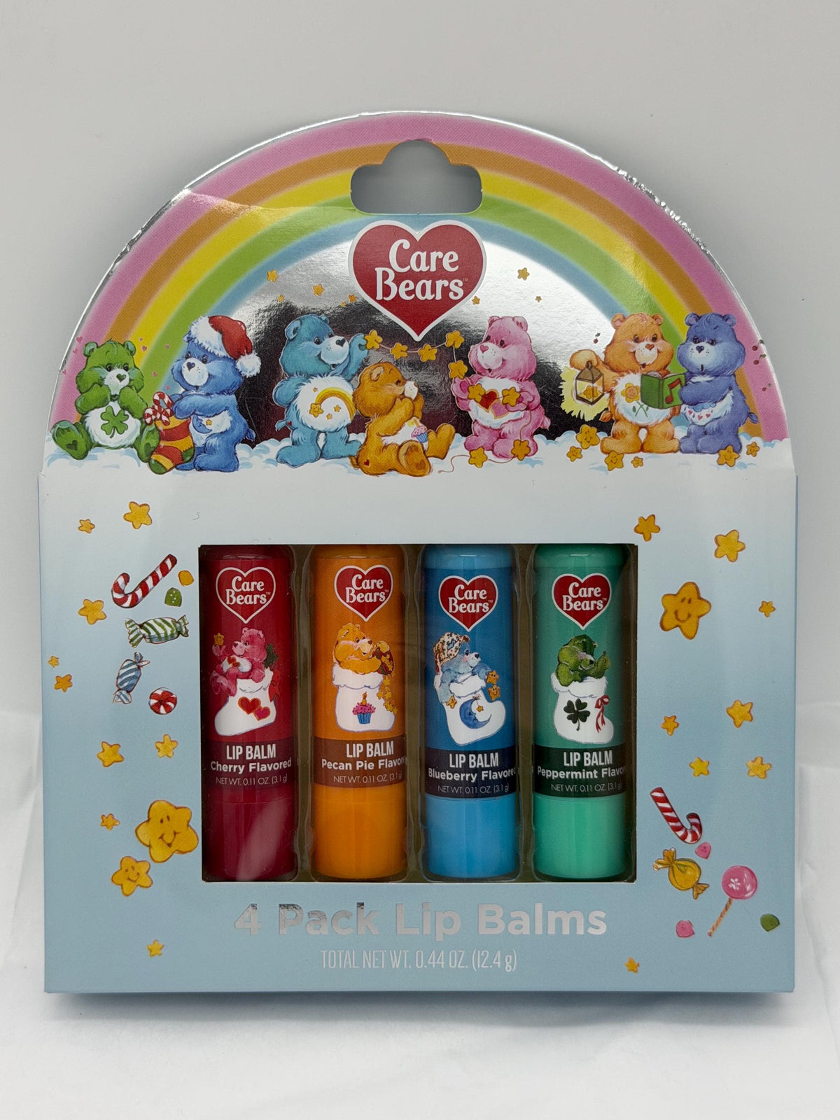 Care Bears desert flavored large size lip balms set of 4