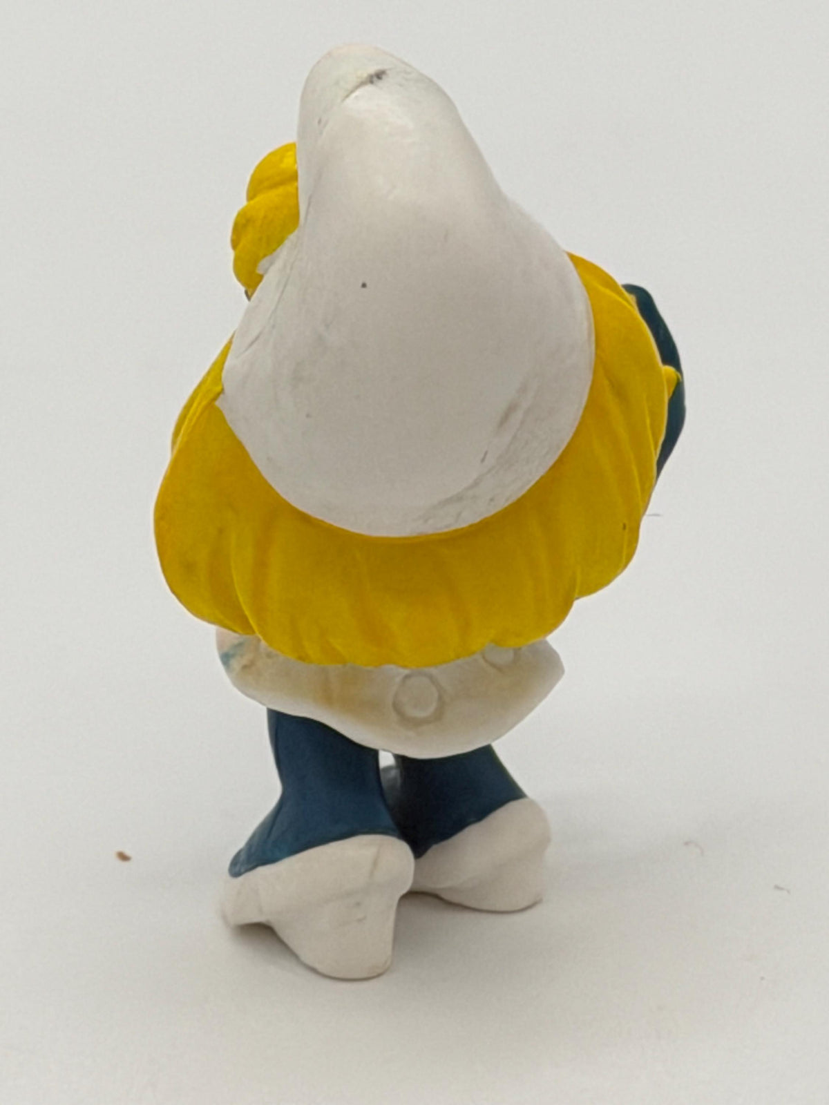 Vintage Smurfs Posing (Hands on Hair) Smurfette Bully PVC figure made in Germany