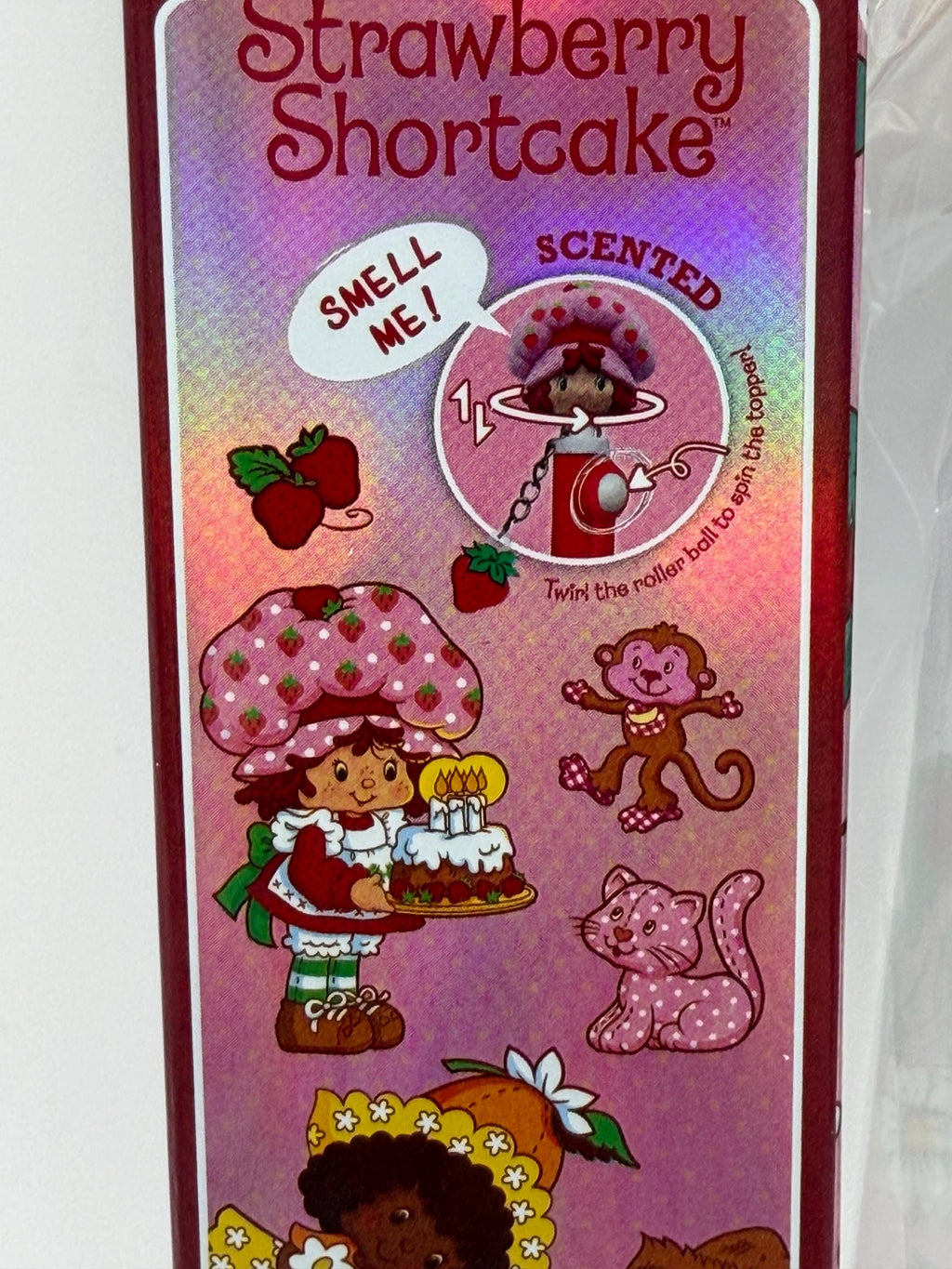 Strawberry Shortcake Raspberry Tart blind box 3D Head topper spinning scented pen