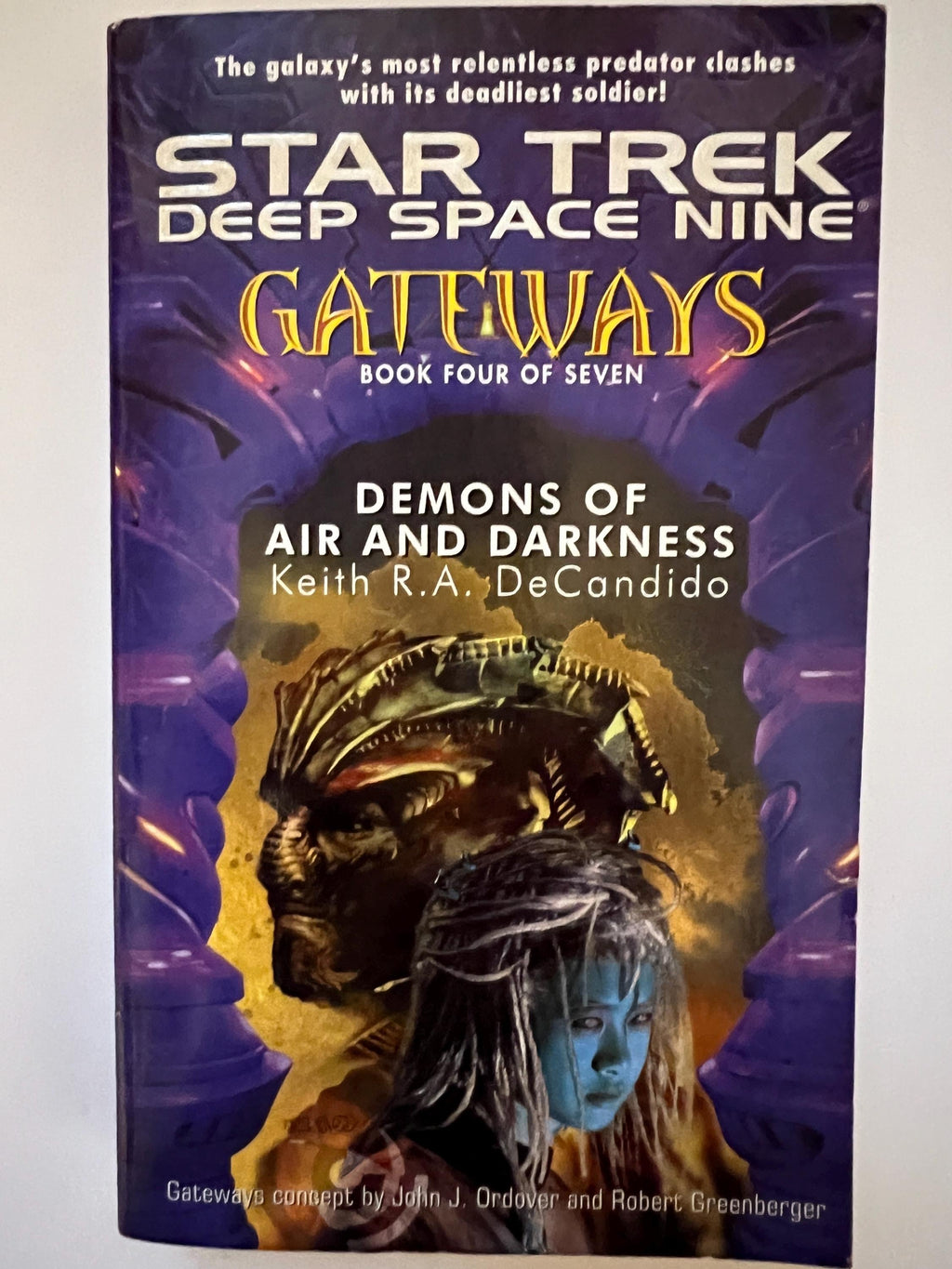 Vintage Star Trek Gateways paperback novels lot of 2