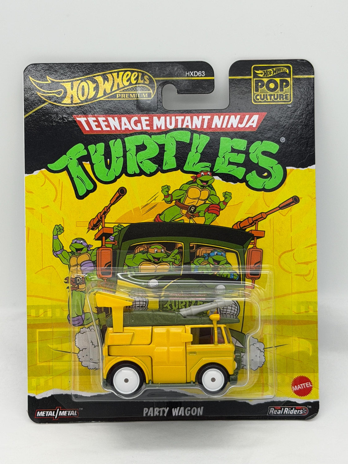 Teenage Mutant Ninja Turtles TMNT die cast Party Wagon on card