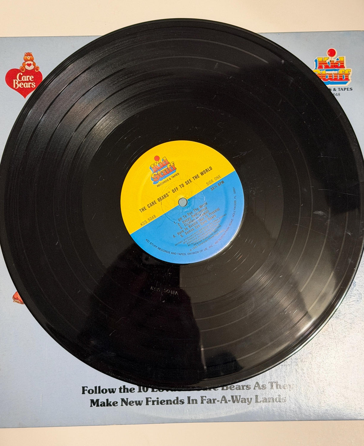 Vintage Care Bears Vinyl: Off To See the World + Picture Disc