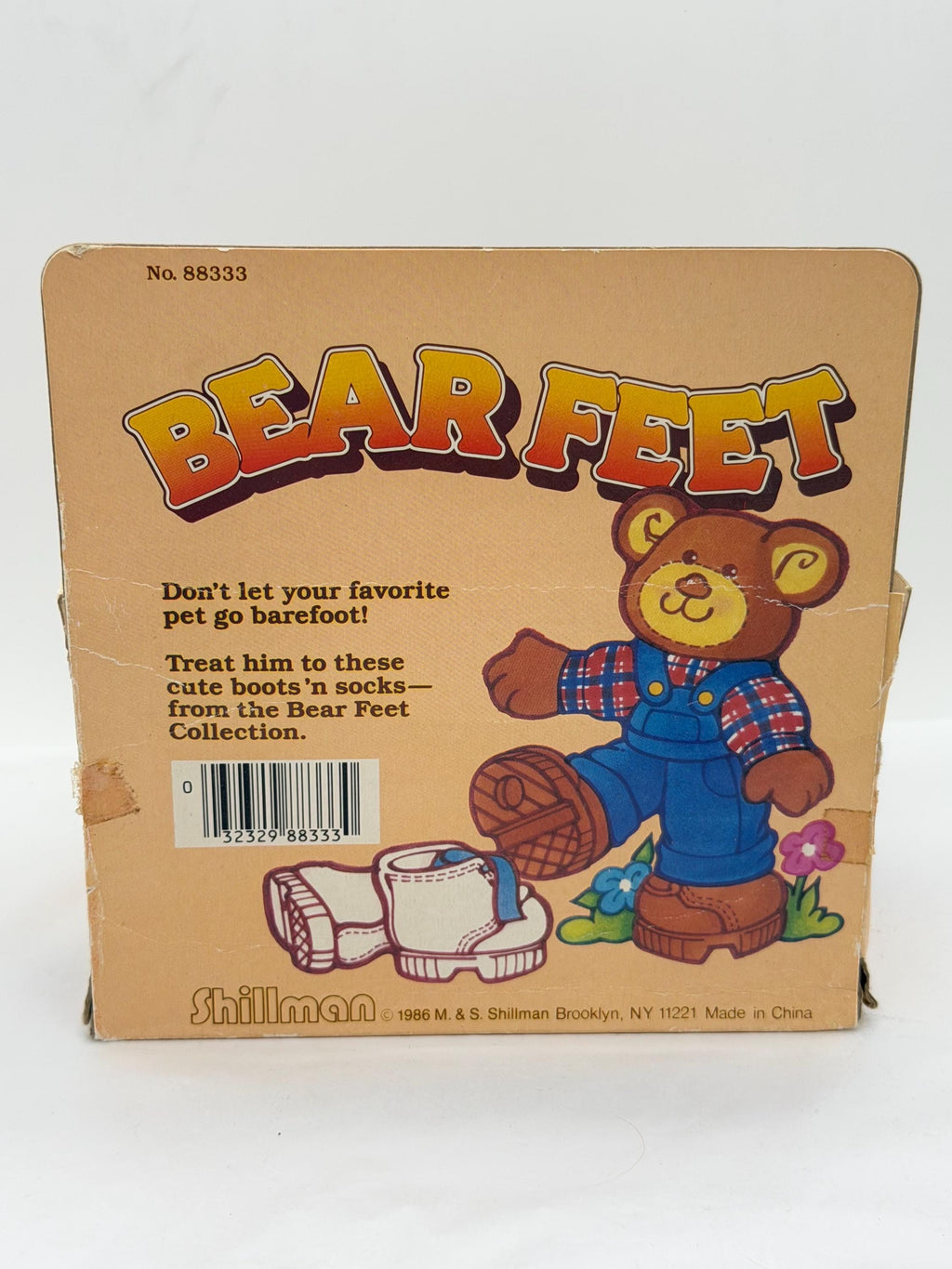 Vintage Shillman Bear feet 80s boots for Furskins, Teddy Ruxpin, Country Bears, Build a Bear