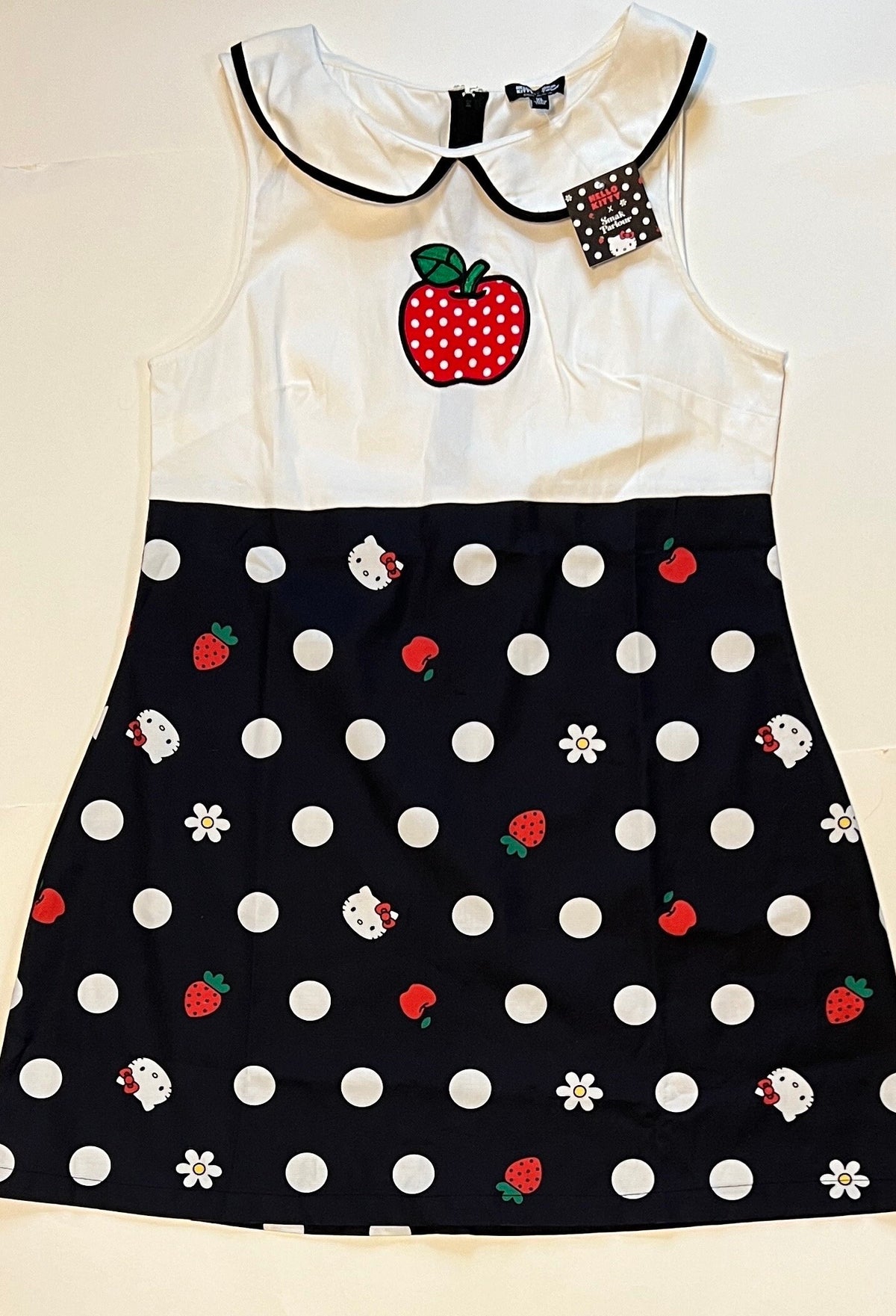 Sanrio Hello Kitty Peter Pan collar dress ladies size XL