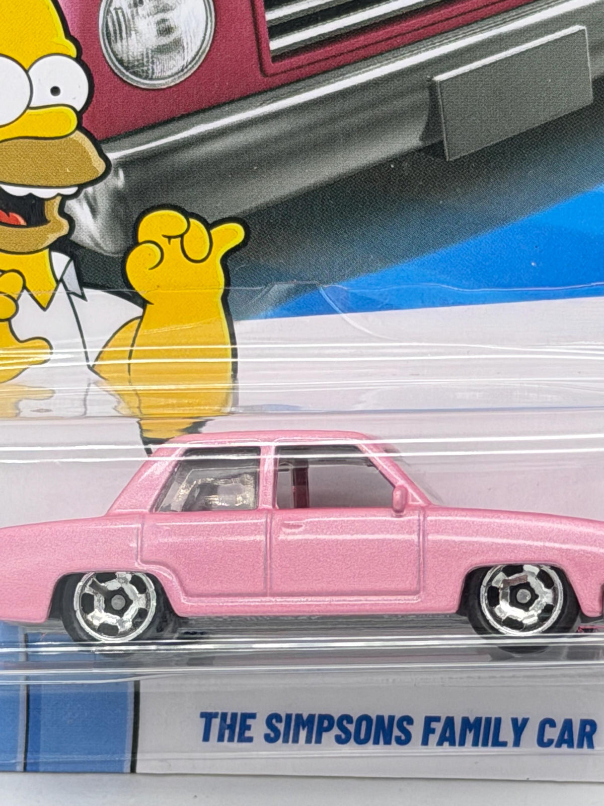 Hot Wheels Screen Time Simpsons car die cast on card
