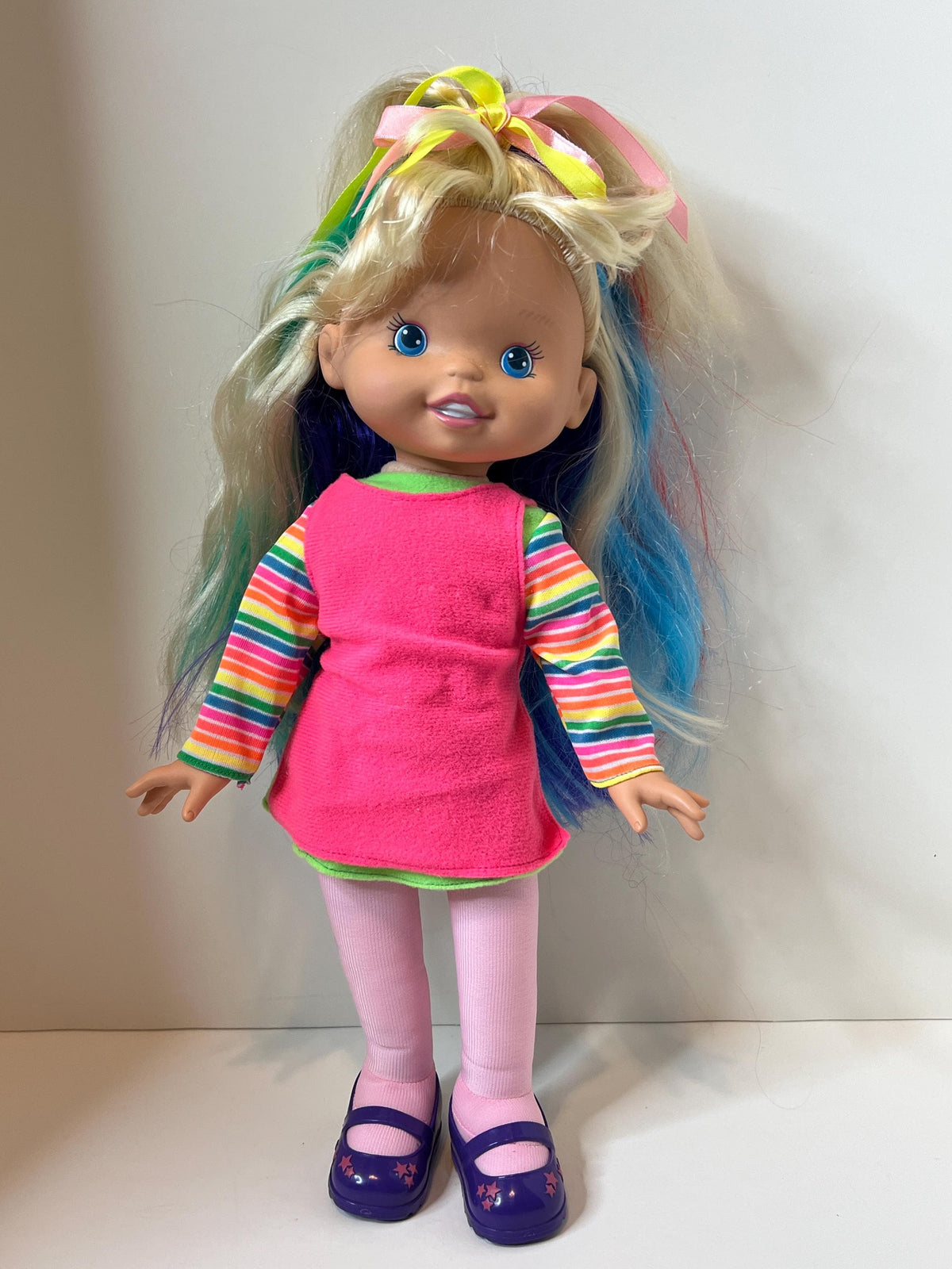 HTF 1990s 2nd Generation Rainbow Brite Color Crew  15” doll with box