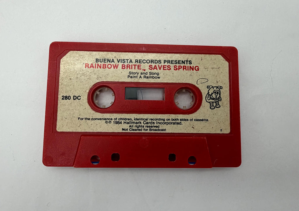Vintage 80s Rainbow Brite Saves Spring (cassette only)- tested, works